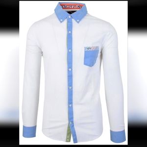 PAUL & SHARK YACHTING Men's Long Sleeve Shirt Size 4XL 47 18.5" White Pre-owned